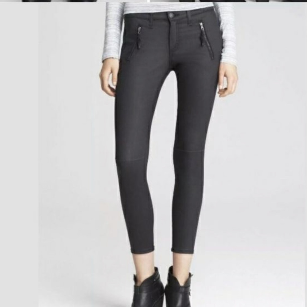 Rag & bone black tassel jeans 25